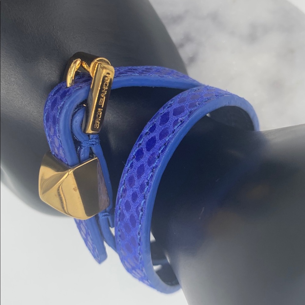 New Michael Kors Python Double Wrap Bracel - image 2